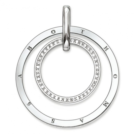 THOMAS SABO medál Circles pavé medál PE654-051-14 ékszer rendelés online