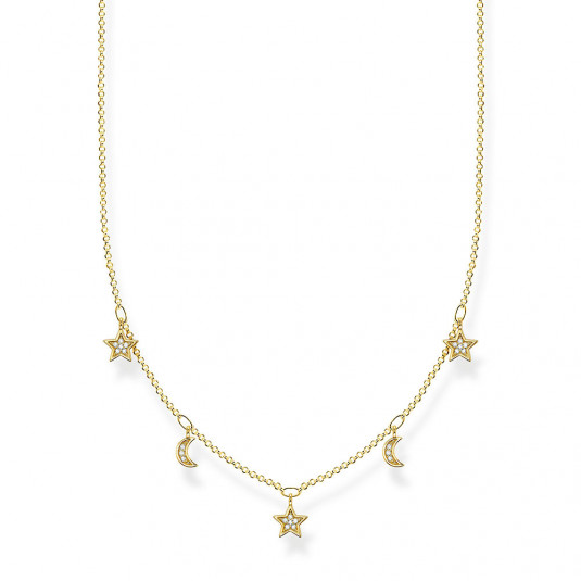 THOMAS SABO nyaklánc Moons & stars nyaklánc KE2074-414-14-L45v ékszer rendelés online