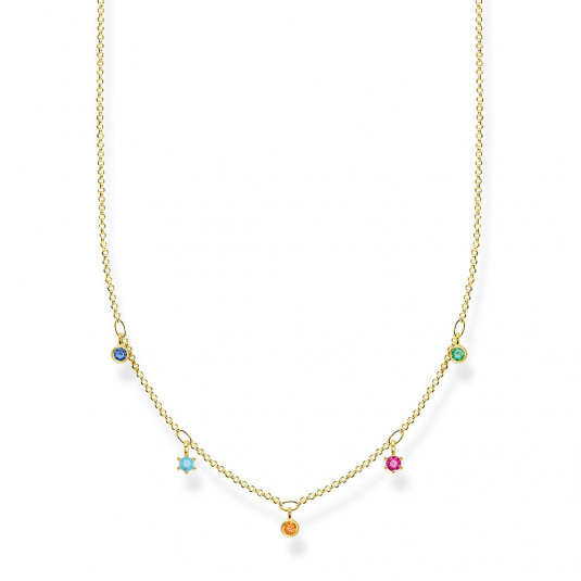 THOMAS SABO nyaklánc Colourful stones gold nyaklánc KE2071-488-7-L45v ékszer rendelés online