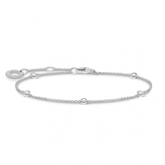 THOMAS SABO karkötő White stones silver karkötő A1999-051-14-L19v ékszer rendelés online