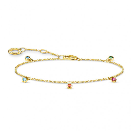 THOMAS SABO karkötő Colourful stones gold karkötő A1998-488-7-L19v ékszer rendelés online