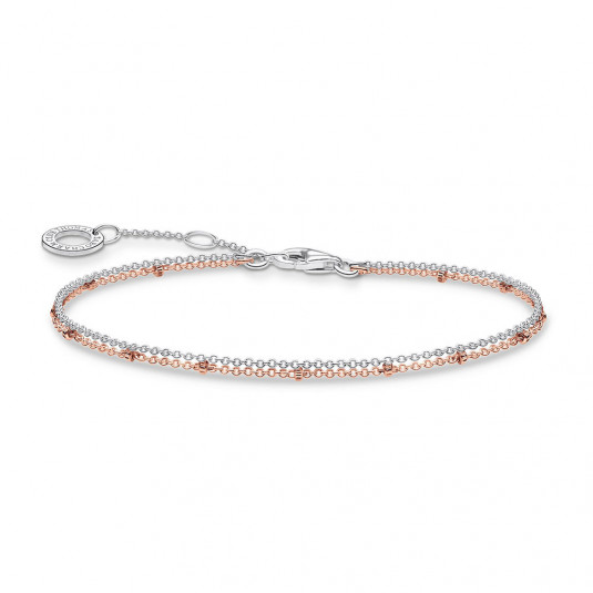 THOMAS SABO karkötő Double rose gold karkötő A1997-415-40-L19v ékszer rendelés online