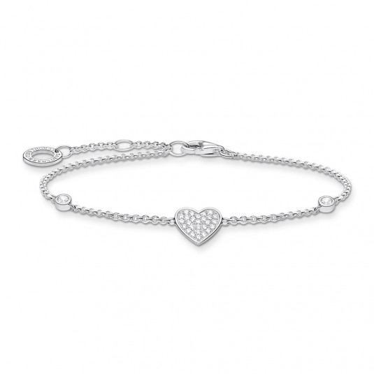 THOMAS SABO karkötő Heart with stones karkötő A1992-051-14-L19v ékszer rendelés online