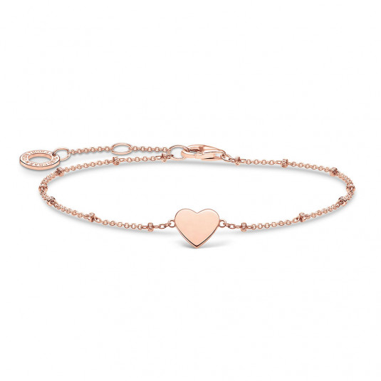 THOMAS SABO karkötő Heart with dots rose gold karkötő A1991-415-40-L19v ékszer rendelés online