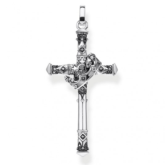 THOMAS SABO medál Cross & crown medál PE886-643-11 ékszer rendelés online