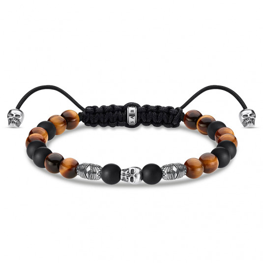 THOMAS SABO karkötő Brown Skull karkötő A1946-811-7-L22v ékszer rendelés online