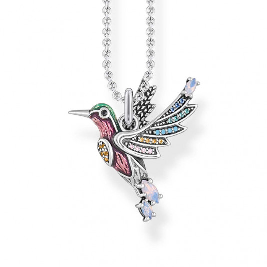 THOMAS SABO nyaklánc Colourful hummingbird silver nyaklánc KE1969-340-7-L42v ékszer rendelés online