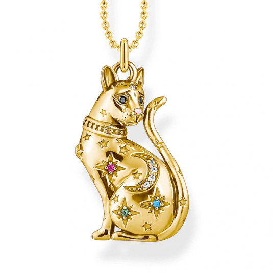 THOMAS SABO nyaklánc Cat constellation gold nyaklánc KE1971-471-7 ékszer rendelés online