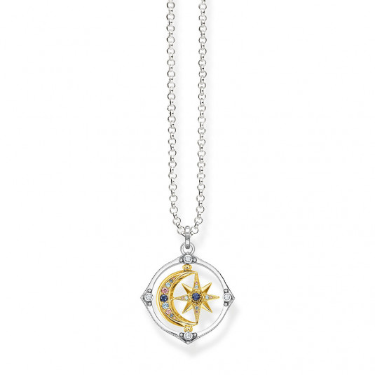 THOMAS SABO nyaklánc Star & moon gold nyaklánc KE1985-556-7 ékszer rendelés online