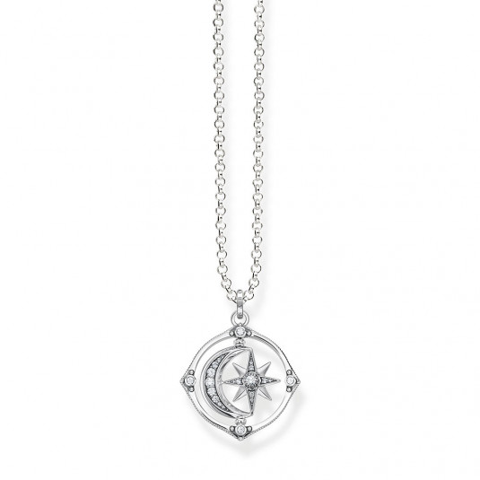 THOMAS SABO nyaklánc Star & moon silver nyaklánc KE1985-643-14 ékszer rendelés online