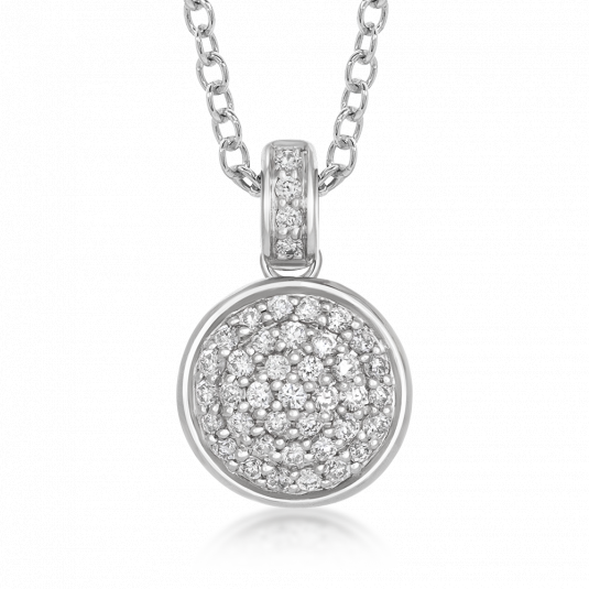 SOFIA DIAMONDS arany medál gyémántokkal medál UDPD21936W-H-I1 ékszer rendelés online