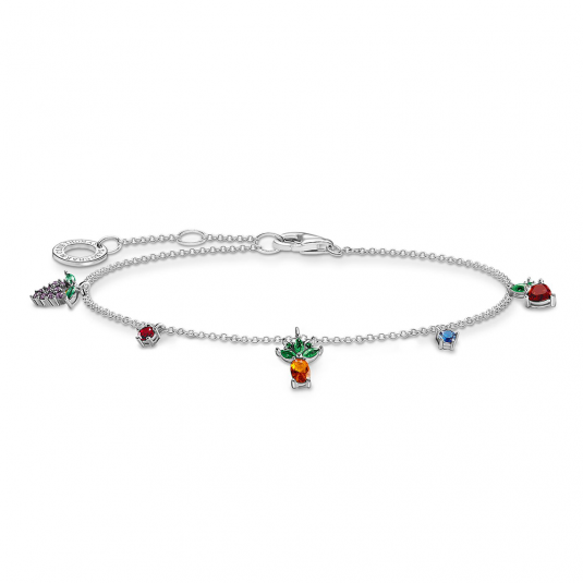 THOMAS SABO karkötő Colourful fruits silver karkötő A2026-477-7-L19V ékszer rendelés online