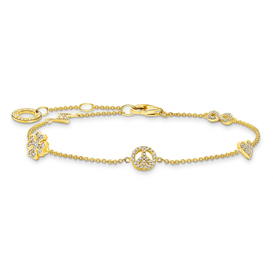 THOMAS SABO karkötő Symbols gold karkötő A2039-414-14 ékszer rendelés online