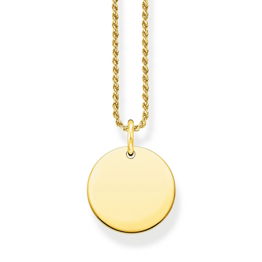 THOMAS SABO nyaklánc Disc gold nyaklánc KE2133-413-39 ékszer rendelés online