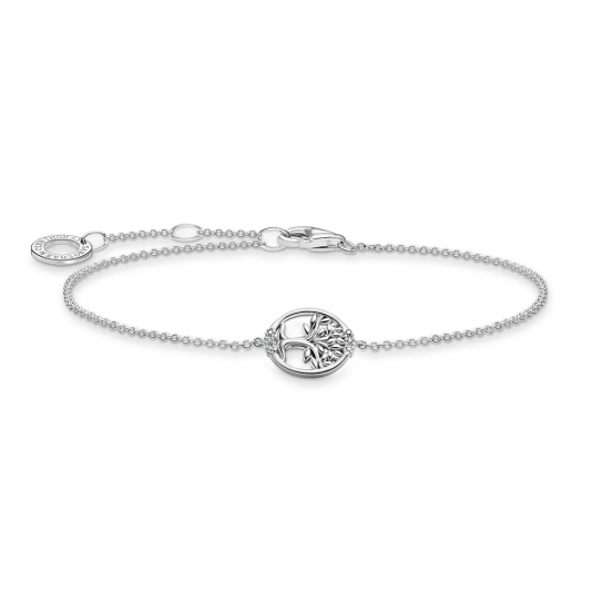 THOMAS SABO karkötő Tree of Love with white stones karkötő A2041-051-14-L19V ékszer rendelés online