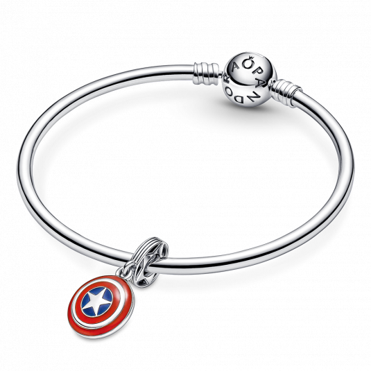 PANDORA Marvel karkötő Captain America Shield karkötő 590713+790780C01 ékszer rendelés online