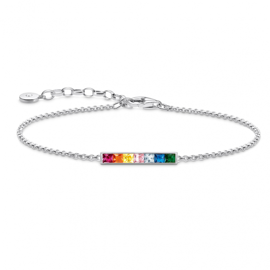 THOMAS SABO karkötő Colourful stones silver karkötő A2068-477-7-L19v ékszer rendelés online