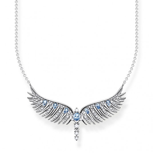 THOMAS SABO nyaklánc Phoenix wing with blue stones silver nyaklánc KE2167-644-1-L45 ékszer rendelés online