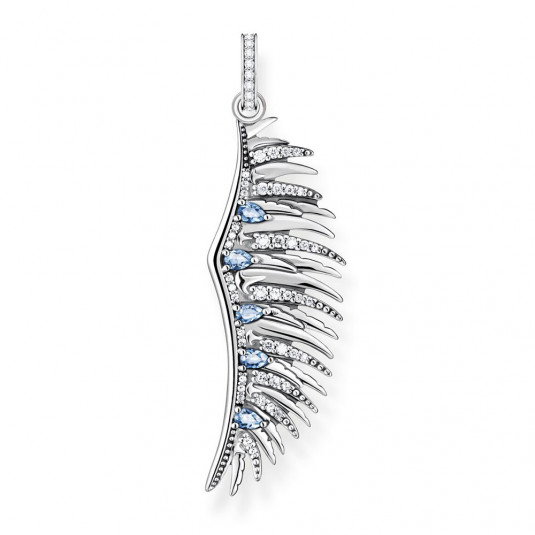 THOMAS SABO medál Phoenix wing with blue stones silver medál PE938-644-1 ékszer rendelés online