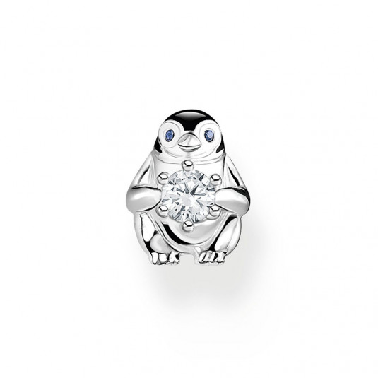 THOMAS SABO fél pár fülbevaló Penguin with white stone fülbevaló H2258-041-7 ékszer rendelés online