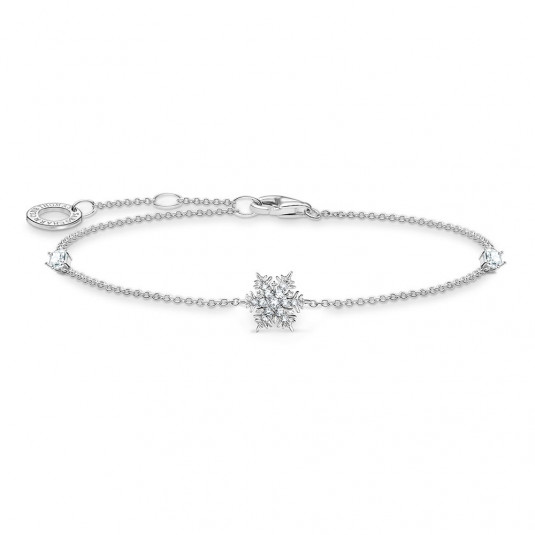 THOMAS SABO karkötő Snowflake with white stones karkötő A2082-051-14-L19v ékszer rendelés online