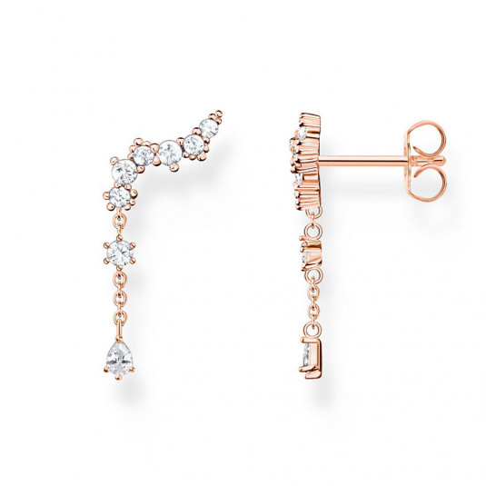 THOMAS SABO fülbevaló Ice crystals rose gold fülbevaló H2254-416-14 ékszer rendelés online