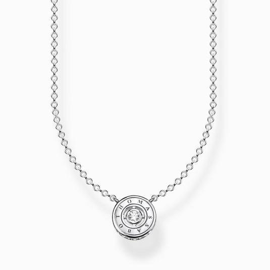 THOMAS SABO nyaklánc Circle with white stone nyaklánc KE1881-051-14 ékszer rendelés online