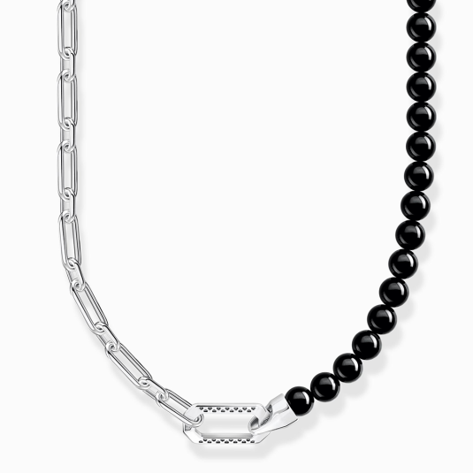 THOMAS SABO nyaklánc Black onyx and chain links nyaklánc KE2179-507-11 ékszer rendelés online