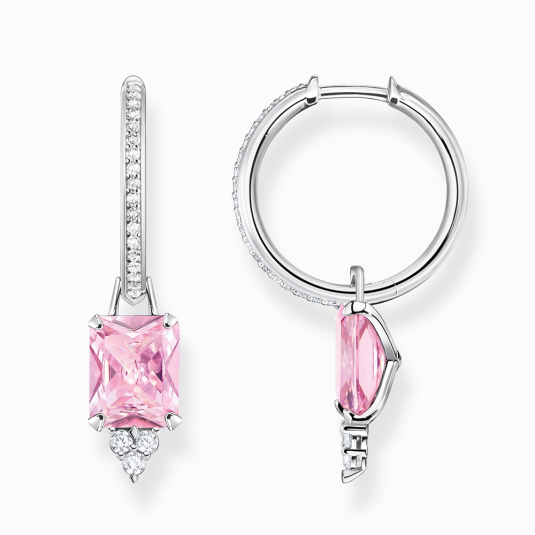 THOMAS SABO fülbevaló Pink and white stones fülbevaló CR672-051-9 ékszer rendelés online