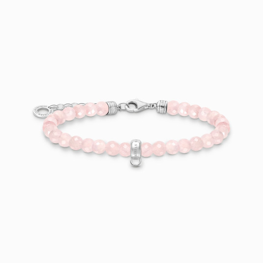 THOMAS SABO charm karkötő Rose quartz karkötő A2097-034-9 ékszer rendelés online