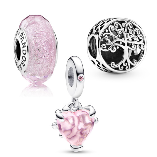 PANDORA charm szett szett 792654C01+797590+791650 ékszer rendelés online