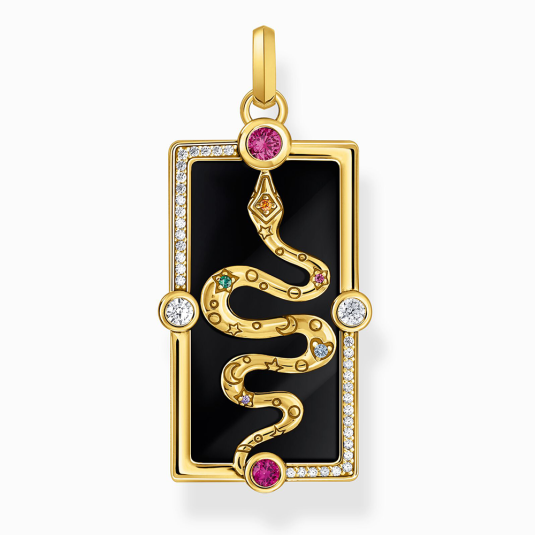 THOMAS SABO medál Snake with enamel and stones medál PE958-565-7 ékszer rendelés online