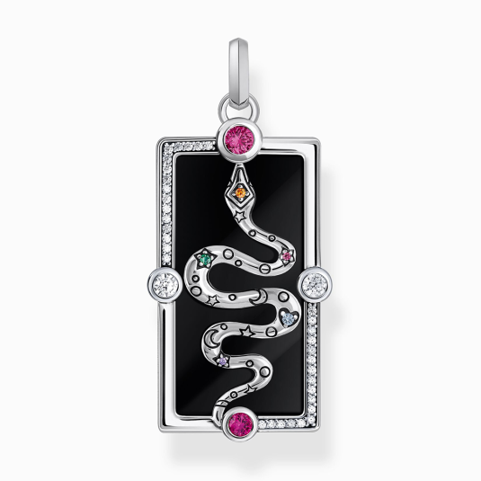 THOMAS SABO medál Snake with enamel and stones medál PE958-473-7 ékszer rendelés online