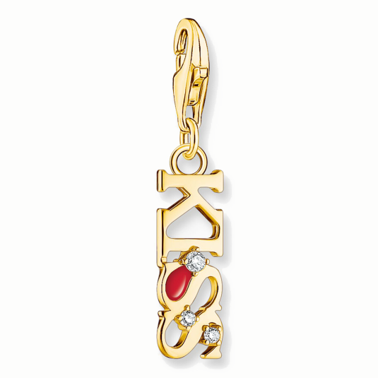 THOMAS SABO charm medál KISS medál 2067-565-10 ékszer rendelés online