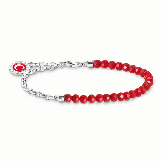 THOMAS SABO karkötő Red beads karkötő A2130-007-10 ékszer rendelés online