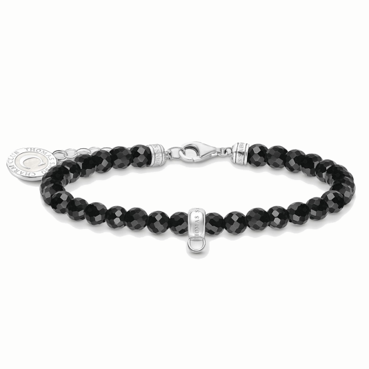 THOMAS SABO karkötő Black beads karkötő A2141-130-11 ékszer rendelés online