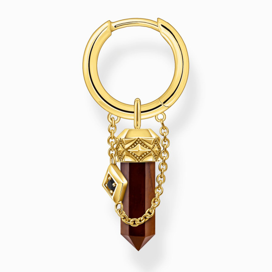 THOMAS SABO fél pár fülbevaló Tiger's eye fülbevaló CR724-324-10 ékszer rendelés online