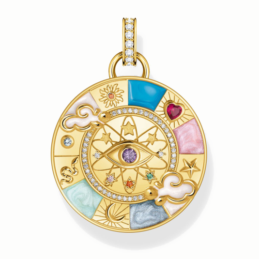 THOMAS SABO medál Wheel of fortune medál PE962-471-7 ékszer rendelés online