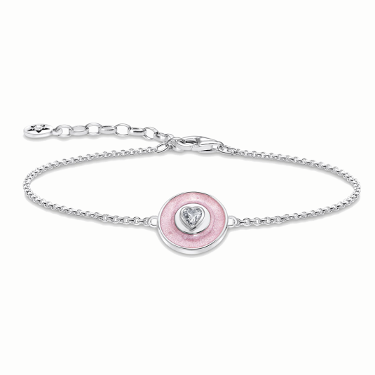 THOMAS SABO karkötő Pink heart karkötő A2143-691-9 ékszer rendelés online