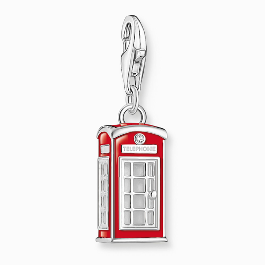 THOMAS SABO charm medál LONDON telephone box medál 2120-041-10 ékszer rendelés online