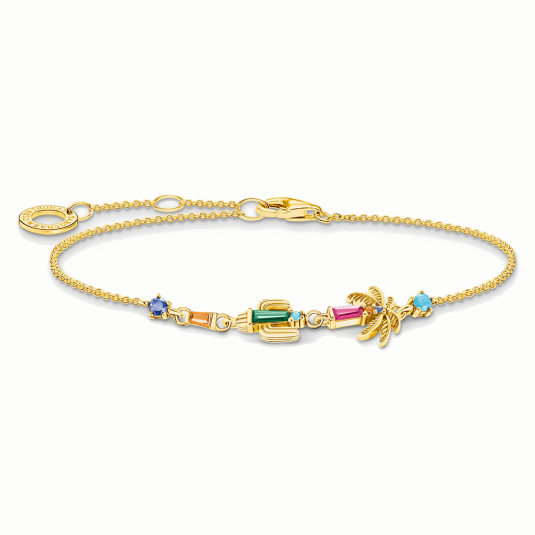 THOMAS SABO karkötő Colourful palm tree & cactus karkötő A2150-488-7 ékszer rendelés online