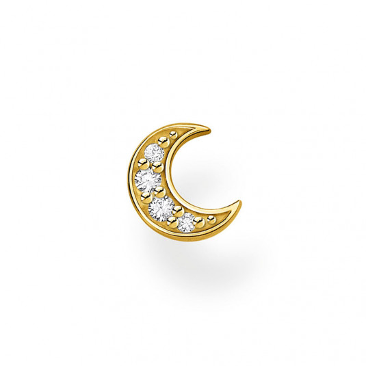 THOMAS SABO fél pár fülbevaló Moon pavé gold fülbevaló H2133-414-14 ékszer rendelés online