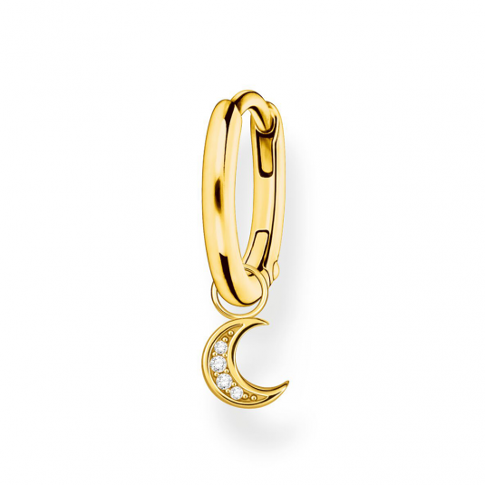 THOMAS SABO fél pár fülbevaló Moon gold fülbevaló CR708-414-14 ékszer rendelés online