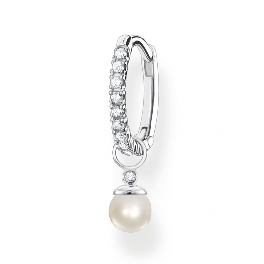 THOMAS SABO fél pár fülbevaló Pearl silver fülbevaló CR702-167-14 ékszer rendelés online