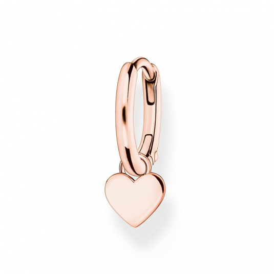 THOMAS SABO fél pár fülbevaló Heart pendant rose gold fülbevaló CR696-415-40 ékszer rendelés online