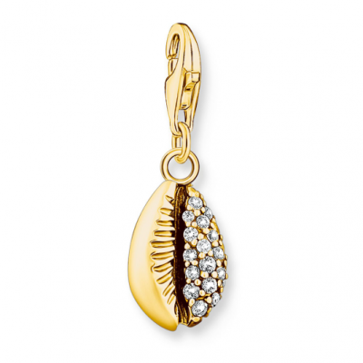 THOMAS SABO medál Shell with white stones gold medál 1895-414-14 ékszer rendelés online