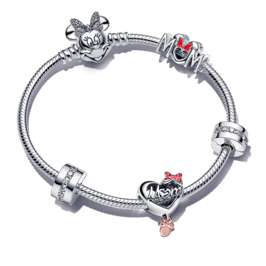 PANDORA Disney karkötő Anya karkötő 597770CZ+799363C01+781142C01+2x791972CZ ékszer rendelés online