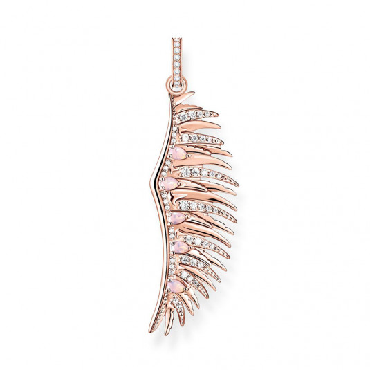 THOMAS SABO medál Phoenix wing with pink stones rose gold medál PE938-323-9 ékszer rendelés online