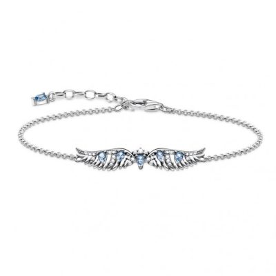 THOMAS SABO karkötő Phoenix wing with blue stones silver karkötő A2069-644-1-L19v ékszer rendelés online