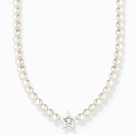 THOMAS SABO nyaklánc White pearls and star nyaklánc KE2198-149-14-L42V ékszer rendelés online